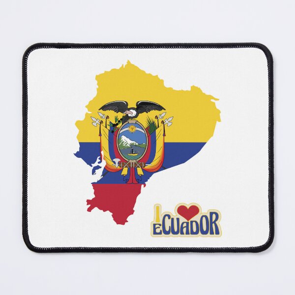 Item preview, Ecuador Map Flag designed and sold by Tienda-Vane.