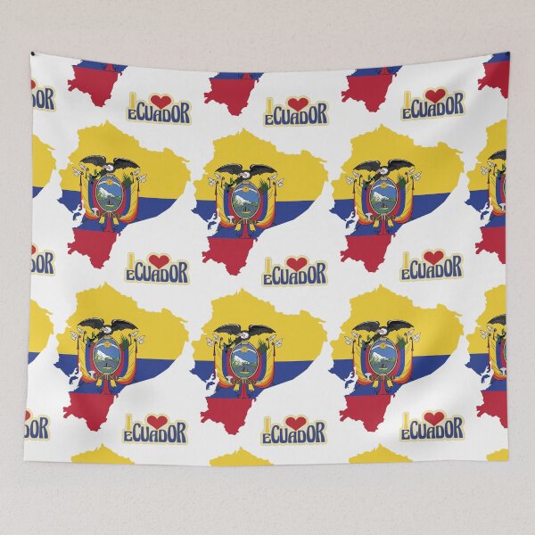 Item preview, Ecuador Map Flag designed and sold by Tienda-Vane.