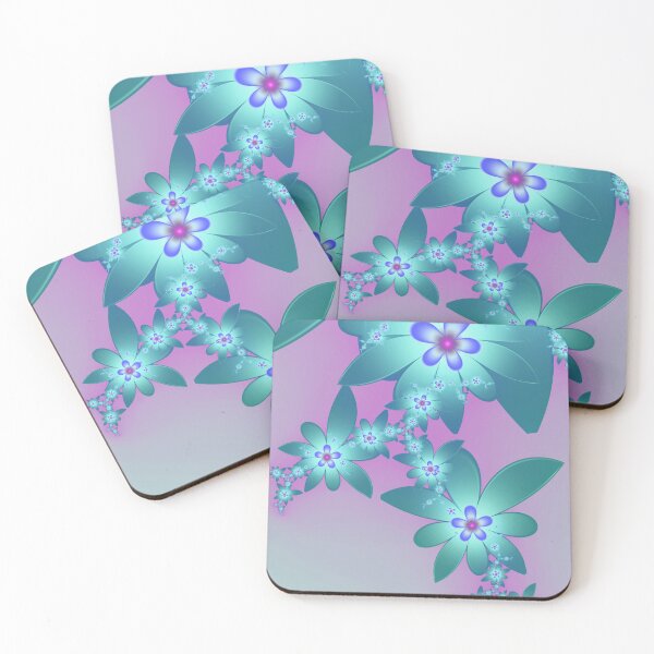 Item preview, Turquoise Floral Spring Design designed and sold by pinkal.