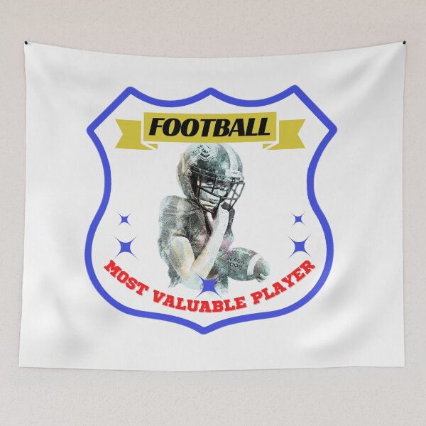 Item preview, Most Valuable Player Football crest   designed and sold by AspectArtWorks.