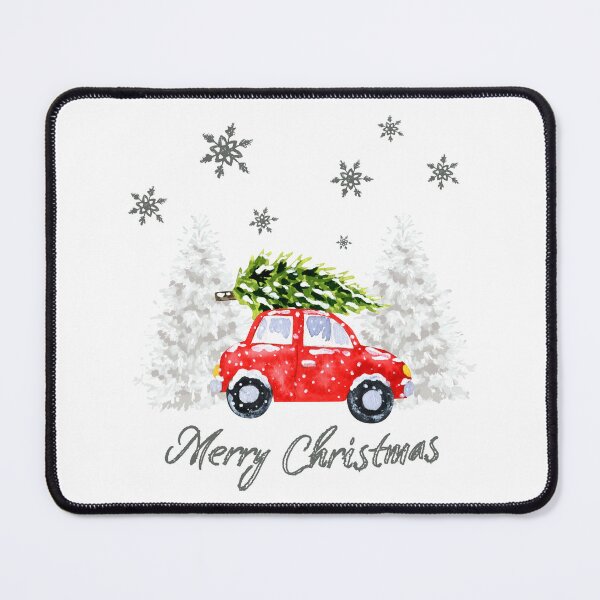 Item preview, Vintage Red Christmas Car designed and sold by Lyssarien.