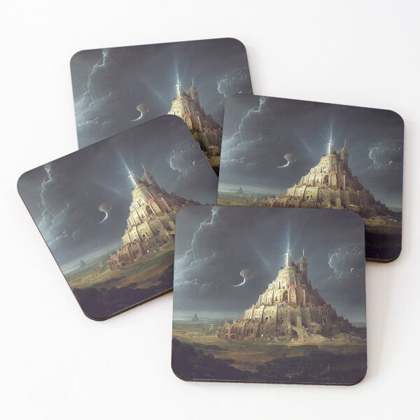Item preview, Tower of Babel at Night designed and sold by OccultDreams.