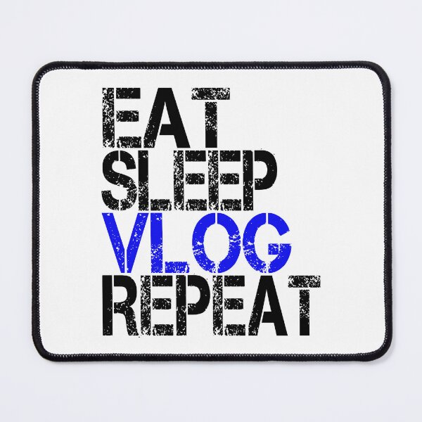 Item preview, Eat Sleep Vlog Repeat, Grunge  designed and sold by ACC .
