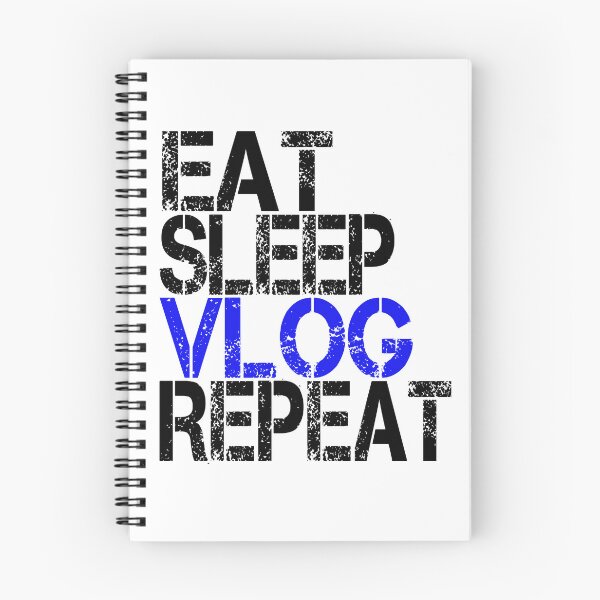 Item preview, Eat Sleep Vlog Repetir, Grunge designed and sold by ACC .