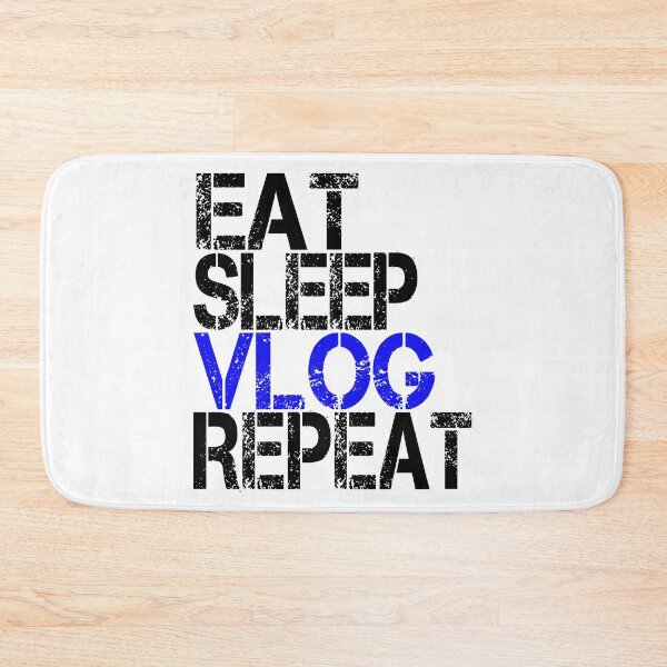 Item preview, Eat Sleep Vlog Repeat, Grunge  designed and sold by ACC .