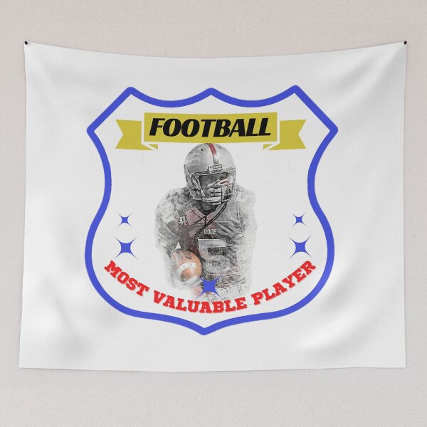Item preview, Most Valuable Player Football Crest  designed and sold by AspectArtWorks.
