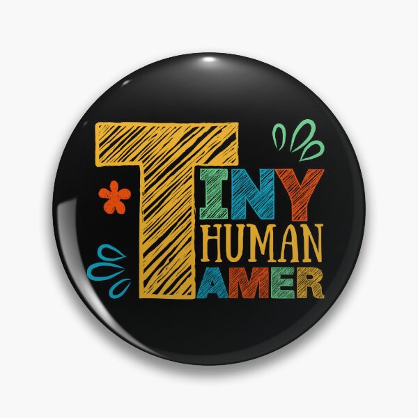 Item preview, Tiny Human Tamer Cool Teachers Colorful Chalk Letters designed and sold by odrito.