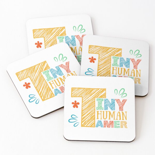 Item preview, Tiny Human Tamer Cool Teachers Colorful Chalk Letters designed and sold by odrito.