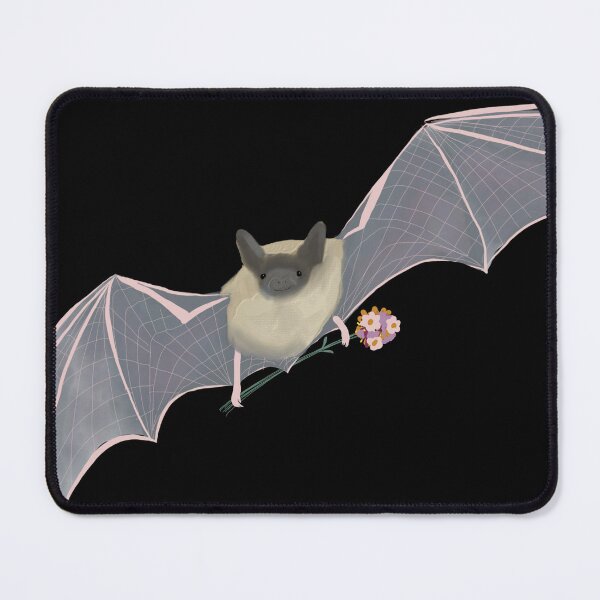 Item preview, Bat Carrying Flowers designed and sold by Amy Hadden.