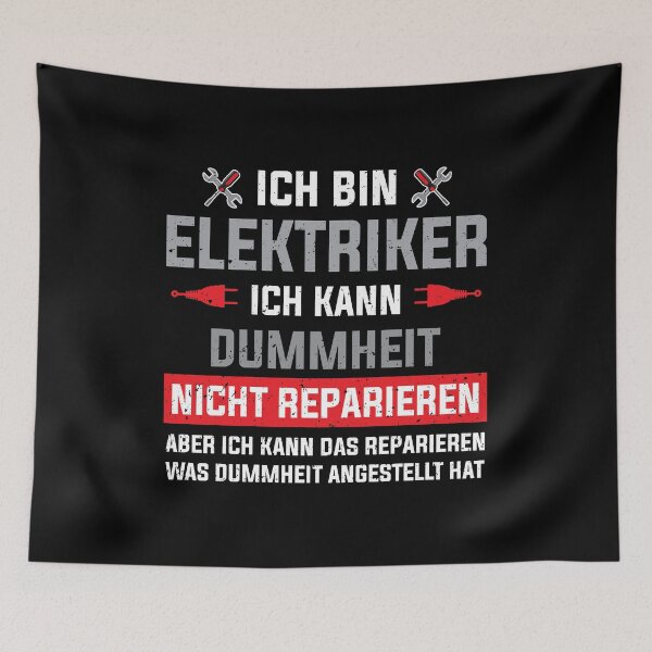 Item preview, Electricians repair stupidity Electronics technician funny saying designed and sold by Lenny Stahl.