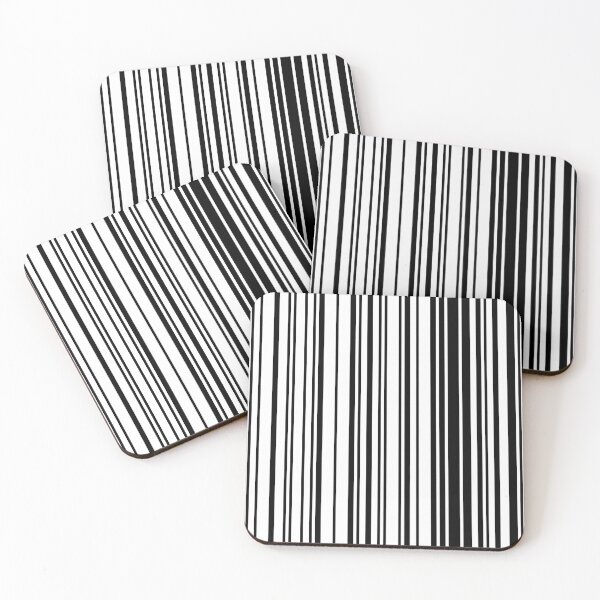 Item preview, Hailey barcode pattern designed and sold by coverinlove.