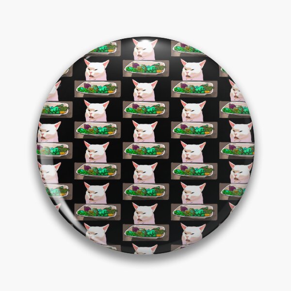 Item preview, Woman Yelling at Cat Meme, Cursed Cat Images designed and sold by printify.