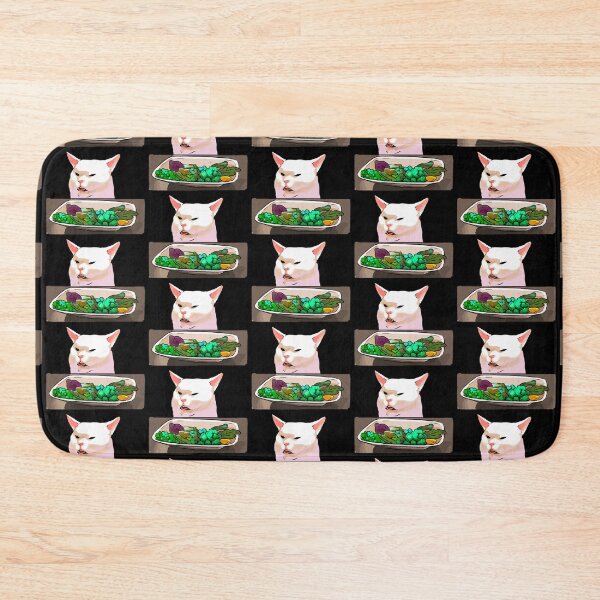 Item preview, Woman Yelling at Cat Meme, Cursed Cat Images designed and sold by printify.