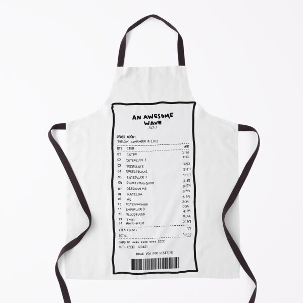 Item preview, Alt-j An Awesome Wave Receipt designed and sold by marnilauren.
