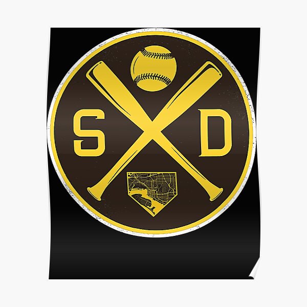 MLB San Diego Padres - Logo Poster