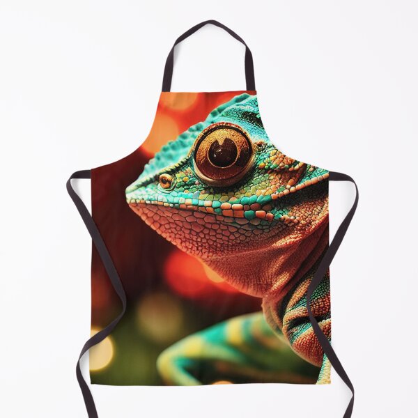 Item preview, Painting of a colorful chameleon designed and sold by RK - Shop.