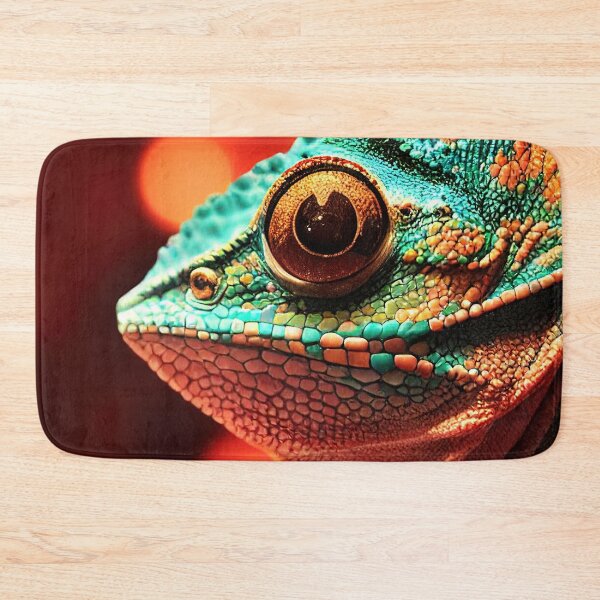 Item preview, Painting of a colorful chameleon designed and sold by RK - Shop.
