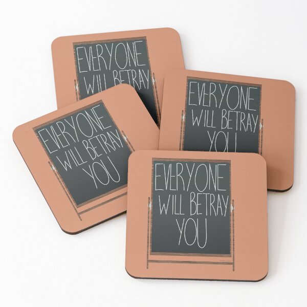 Item preview, Everyone will betray you- element from 'Anti-Hero' song video (by Taylor Swift, Album 'Midnights') designed and sold by ShubhiDesigns.