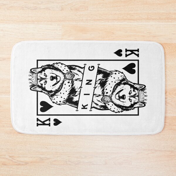 Item preview, Siberian Husky King Of Hearts Dog Playing Card Pop Art designed and sold by GrandeDuc.