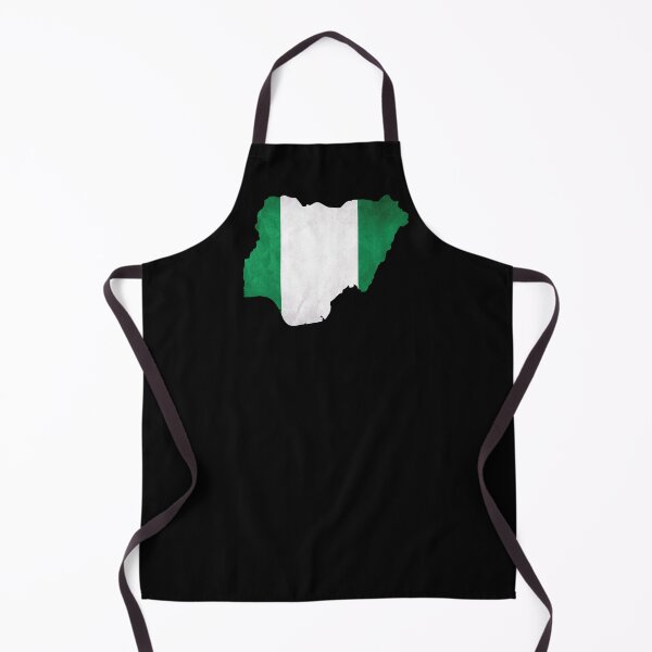 Item preview, Nigeria - country border in national flag designed and sold by Mohja-Design.