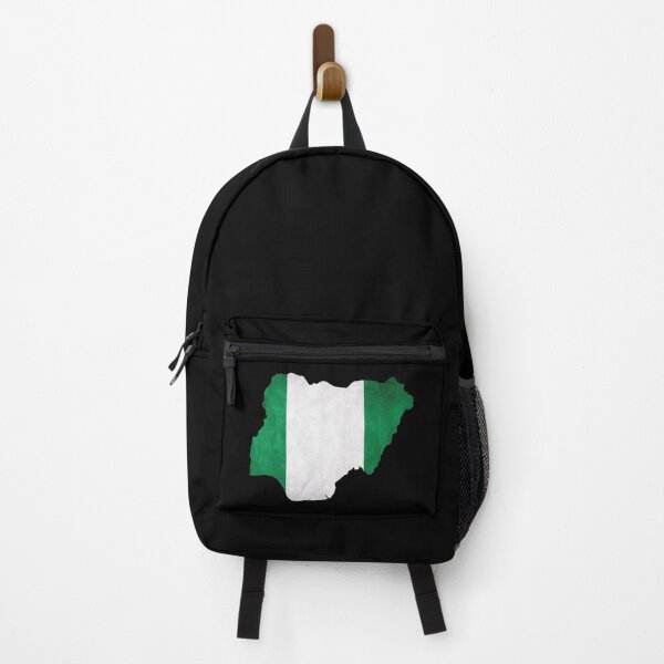 Item preview, Nigeria - country border in national flag designed and sold by Mohja-Design.