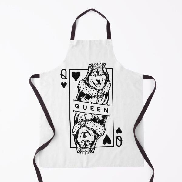 Item preview, Siberian Husky Queen Of Hearts Dog Playing Card Pop Art designed and sold by GrandeDuc.