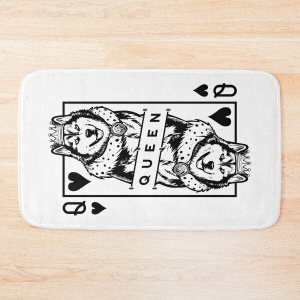Item preview, Siberian Husky Queen Of Hearts Dog Playing Card Pop Art designed and sold by GrandeDuc.