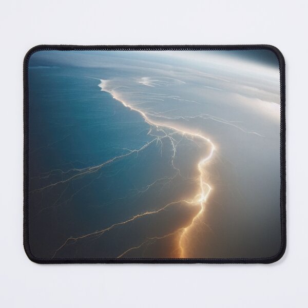 Item preview, Massive lightning discharge illuminating the night sky designed and sold by RK - Shop.