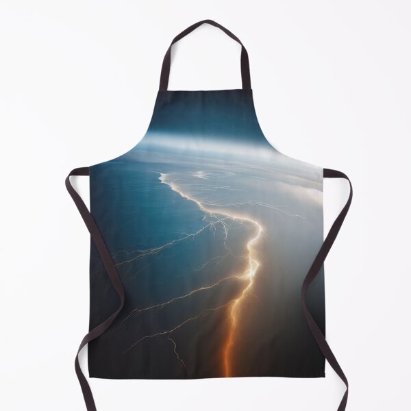 Item preview, Massive lightning discharge illuminating the night sky designed and sold by RK - Shop.