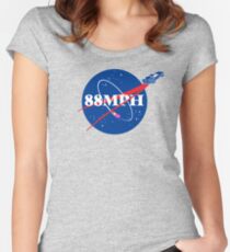 WE DON'T NEED ROADS Women's Fitted Scoop T-Shirt