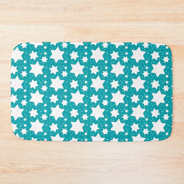 Item preview, Turquoise and white candy stars designed and sold by Cr8tive4life.