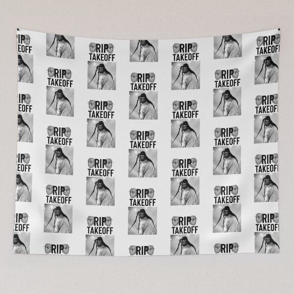 Item preview, RIP TAKE OFF Legends never die designed and sold by POPCulturejb.