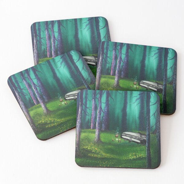 Item preview, Spooky Woods oil on canvas  designed and sold by Amber Cosby.