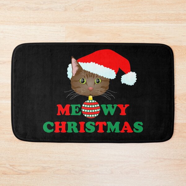 Item preview, Meowy Christmas 2: Brown Tabby (Red and Green) designed and sold by Zia Frazier.