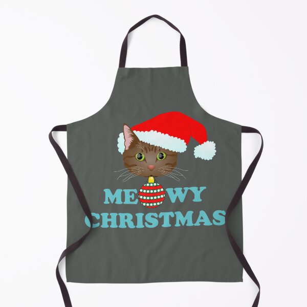 Item preview, Meowy Christmas 2: Brown Tabby (Blue) designed and sold by Zia Frazier.