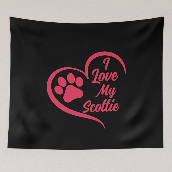 Item preview, I Love My Scottie, Scottish Terrier Dog designed and sold by GreatWest.