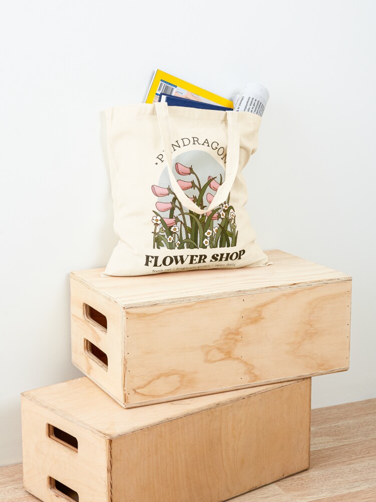 Thumbnail 4 of 5, Tote Bag, Pendragon Flower Shop - Howl's Moving Castle Inspired Design designed and sold by sararegs.
