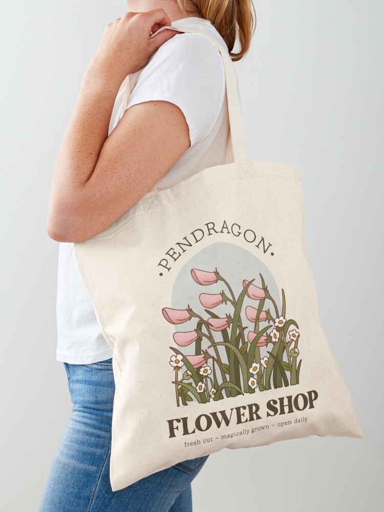Thumbnail 1 of 5, Tote Bag, Pendragon Flower Shop - Howl's Moving Castle Inspired Design designed and sold by sararegs.