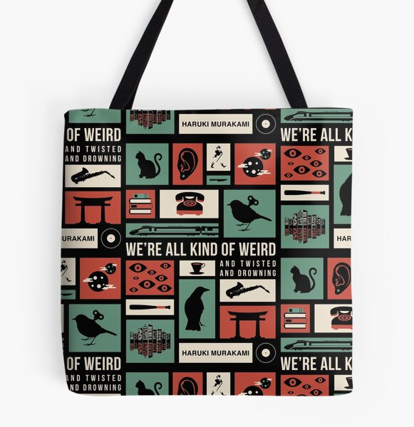 Amor literario: Haruki Murakami Tote Bag by emedementa