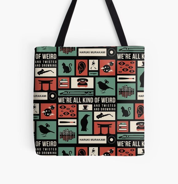 Haruki Murakami Quote 01 - Typewriter Quote - Minimal, Modern, Classy,  Sophisticated Art Prints Tote Bag by Studio Grafiikka - Pixels