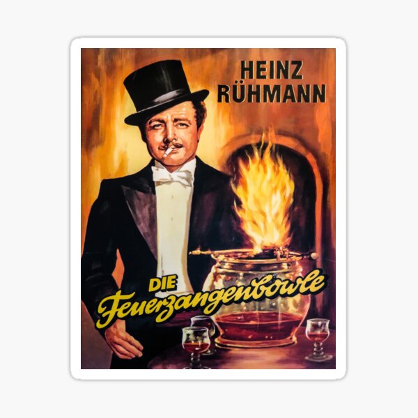 "Die Feuerzangenbowle" Sticker for Sale by Gentle40Winks Redbubble