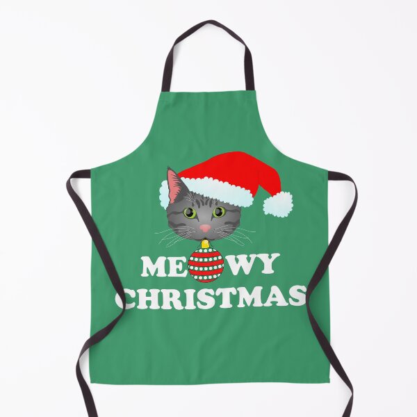 Item preview, Meowy Christmas 2: Grey Tabby (White) designed and sold by Zia Frazier.