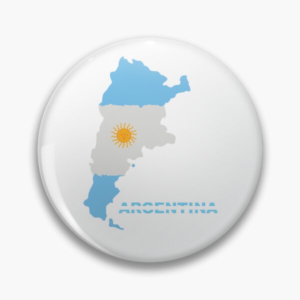 Item preview, Argentina Map Flag designed and sold by Tienda-Vane.