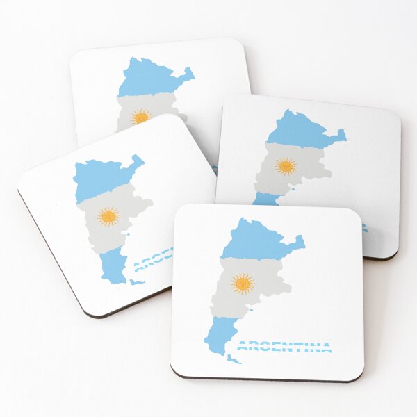 Item preview, Argentina Map Flag designed and sold by Tienda-Vane.