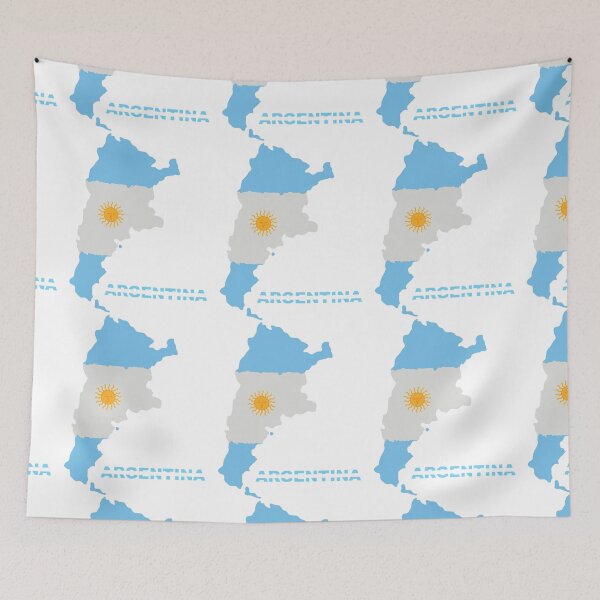 Item preview, Argentina Map Flag designed and sold by Tienda-Vane.