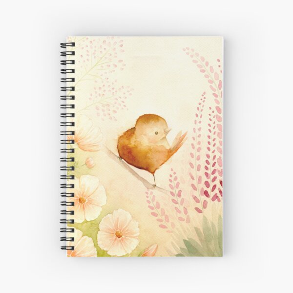 Peter ve un gusano en el follaje. Cuaderno de espiral