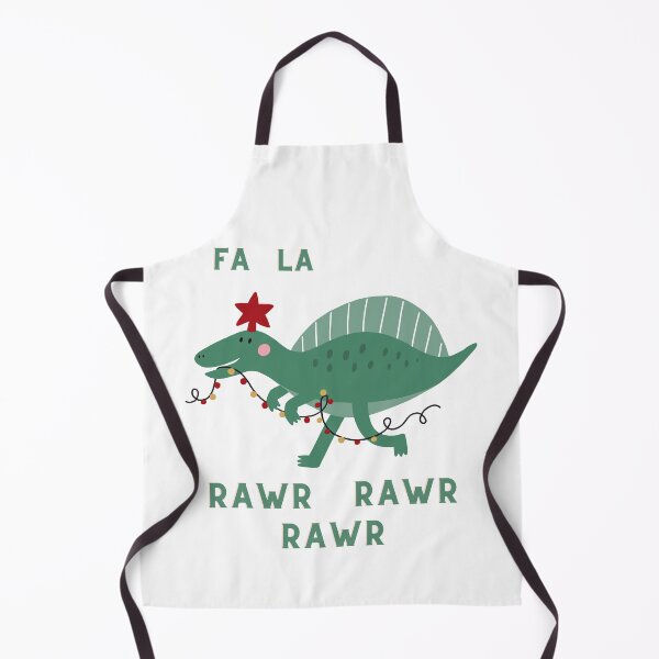 Item preview, Funny Christmas Dinosaur Fa La Rawr Rawr Rawr  designed and sold by MollyJaneArt.