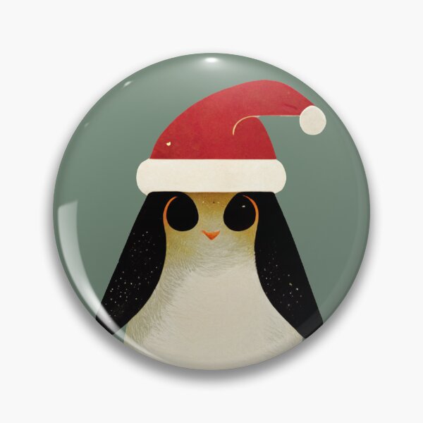 Item preview, Pingüino de Navidad - Obra de arte#2 designed and sold by DoodleOutlet.
