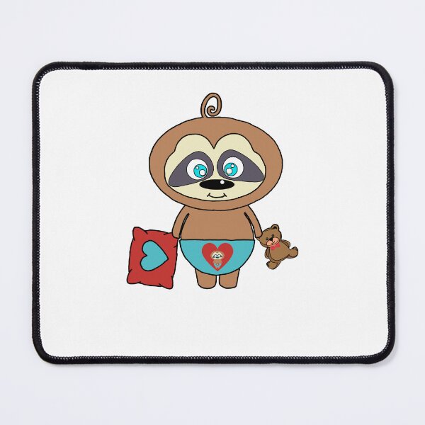 Item preview, Cute Baby Sloth with his Teddy Bear designed and sold by GarnersDesigns.