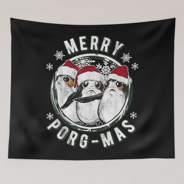 Item preview, Merry Porg-Mas Christmas Holiday  designed and sold by Ella38.